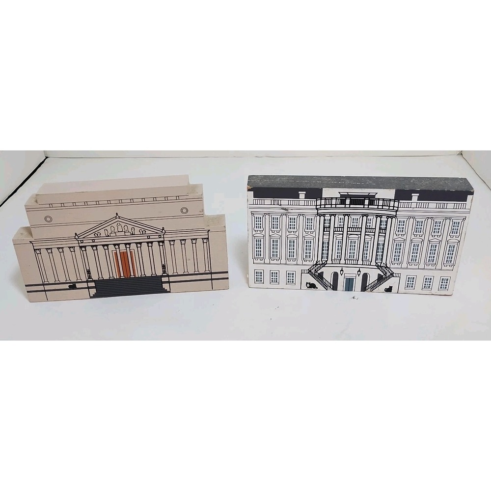2 The Cat's Meow Washington DC Series White House National Archives Village VTG